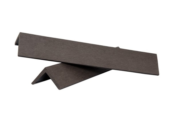 Уголок ДПК завершающий шлифованный SINGARAJA тёмно-коричневый купить в Новотроицке