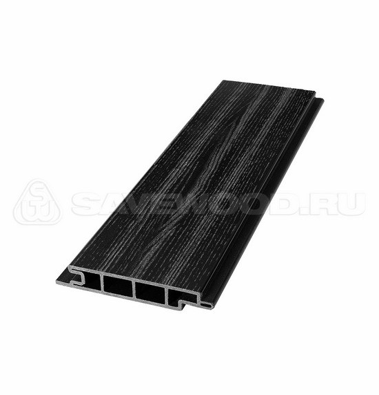 Террасная доска из ДПК SW Padus радиальный распил «SaveWood» чёрный купить в Новотроицке
