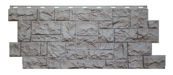 Фасадная панель Nordside Северный камень Серый купить в Новотроицке