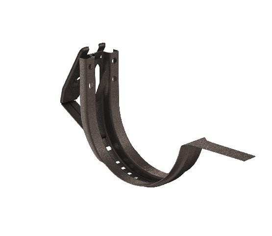 Водосток Aquasistem, Система 125x90 - Крюк крепления желоба короткий регулируемый RR 32 Тёмно-коричневый matt купить в Новотроицке