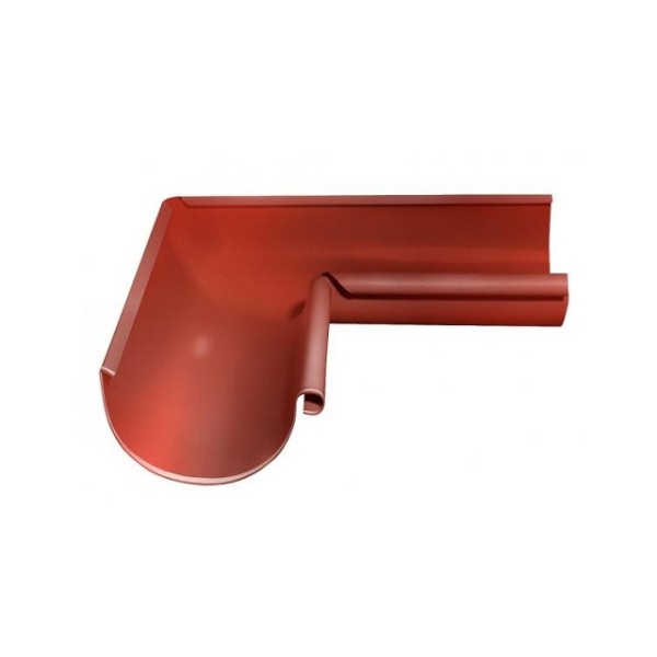 Водосток Grand Line 125x90 – Угол внутренний 90° RAL 8004 купить в Новотроицке