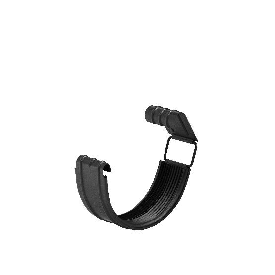 Водосток Aquasistem, система 125x90 - Соединитель желоба с резиновым уплотнителем RAL 9005 Чёрный купить в Новотроицке