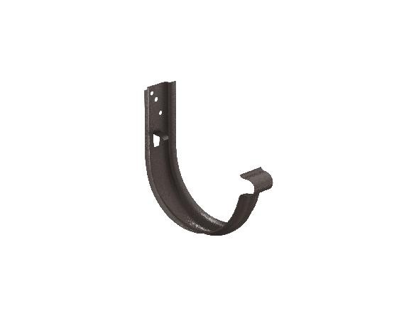 Водосток Aquasistem, Система 125x90 - Крюк универсальный с комплектом крепления RR 32 Тёмно-коричневый matt купить в Новотроицке