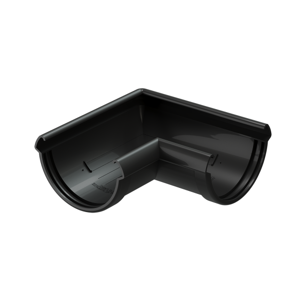 Угол желоба 90° Docke Lux ПВХ - Карбон купить в Новотроицке