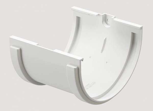 Соединитель желобов ПВХ Docke STANDART пломбир купить в Новотроицке