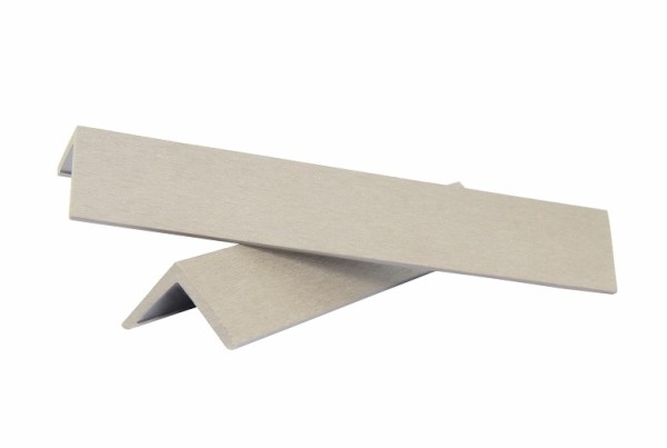 Уголок ДПК завершающий шлифованный SINGARAJA белый купить в Новотроицке