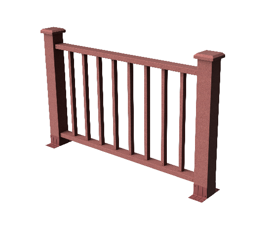 Ограждения декоративное ДПК GRINDERDECO Альма 1500 со скрытым крепежом мербау купить в Новотроицке