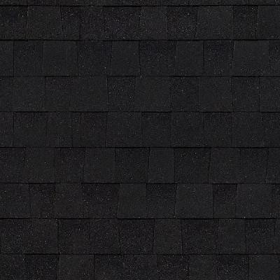 Двухслойная ламинированная черепица Shinglas, серия Фазенда – Чёрный