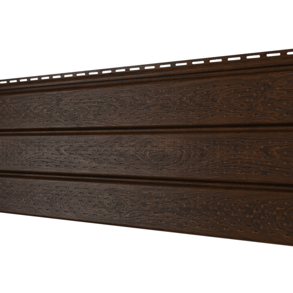 Софит Ю-Пласт с полной перфорацией, Орех тёмный купить в Новотроицке