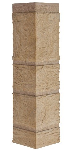 Наружный угол камень (желтый) купить в Новотроицке