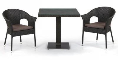 Комплект плетеной мебели AFINA из иск. ротанга T605SWT/Y79A-W53 Brown 2Pcs