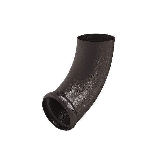 Водосток Aquasistem, Система 125x90 - Отвод трубы декорированный RR 32 Тёмно-коричневый matt купить в Новотроицке