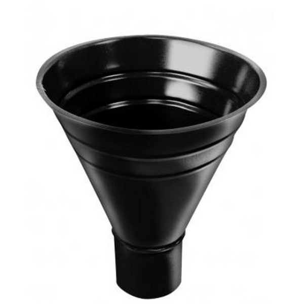 Водосток Grand Line 125x90 –  Воронка водосборная RAL 9005 купить в Новотроицке