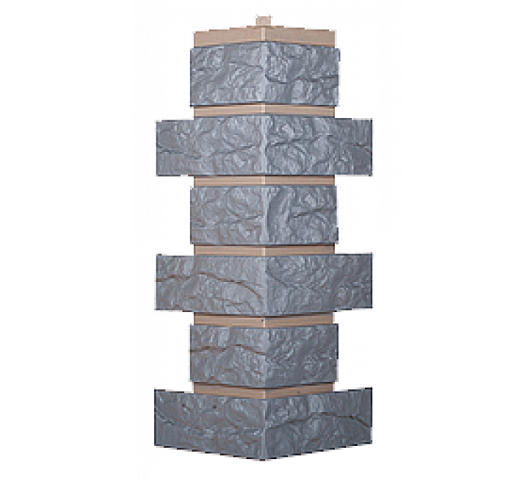 Угол T-Сайдинг-Кирпич Лондон Брик Серый купить в Новотроицке