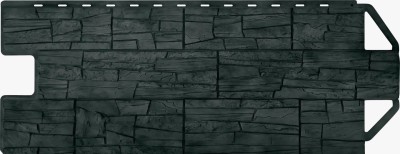 Фасадная панель Альта-профиль Гранд Каньон ЭКО Графит