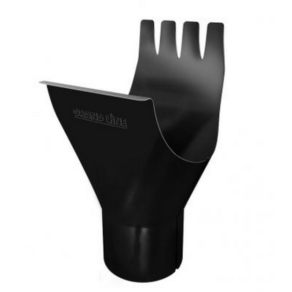 Водосток Grand Line 125x90 – Воронка желоба RAL 9005 купить в Новотроицке