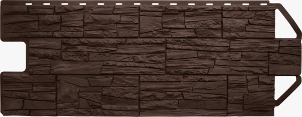 Фасадная панель Альта-профиль Гранд Каньон ЭКО Коричневый купить в Новотроицке