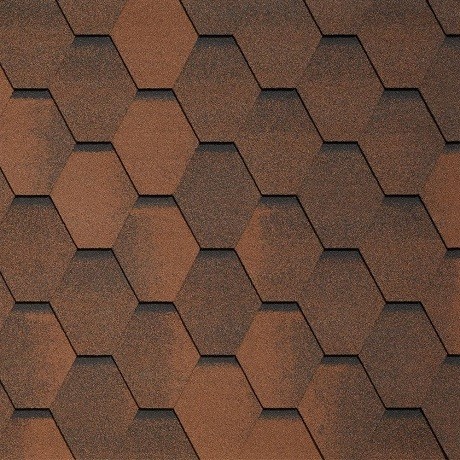 Гибкая черепица Tegola VENETO marrone 423 купить в Новотроицке