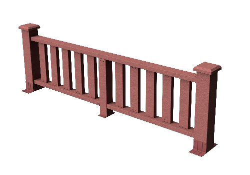 Ограждения декоративное ДПК GRINDERDECO  Эрес мербау купить в Новотроицке