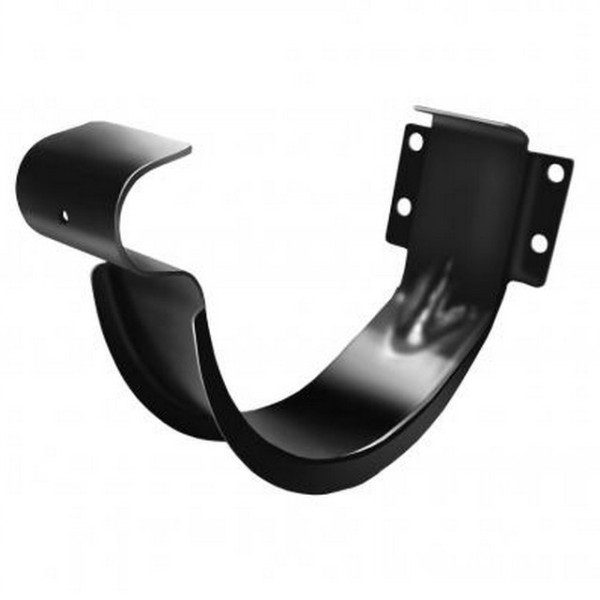 Водосток Grand Line 125x90 – Держатель желоба RAL 9005 купить в Новотроицке