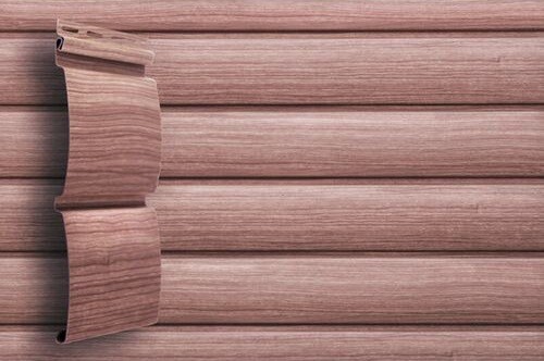 Виниловый сайдинг Grand Line Блок-хаус Tundra - Рябина купить в Новотроицке