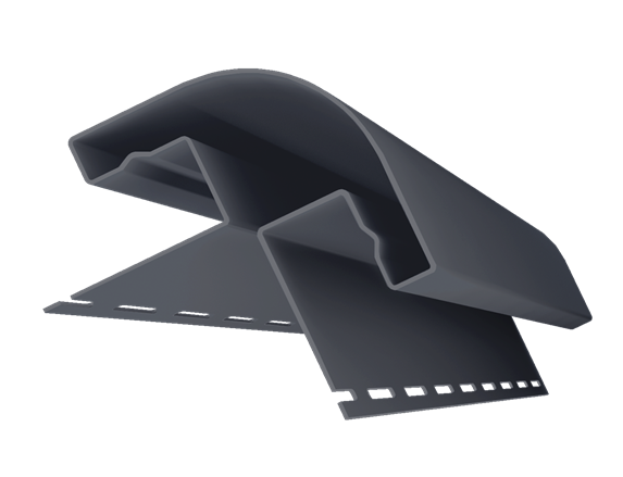 Угол наружный радиусный Графит купить в Новотроицке