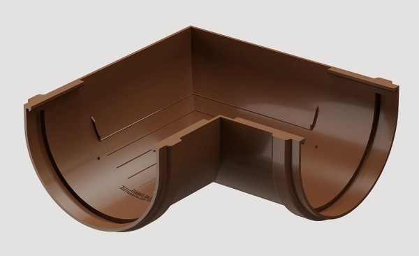 Угловой элемент 90˚ПВХ Docke STANDART Светло-коричневый купить в Новотроицке