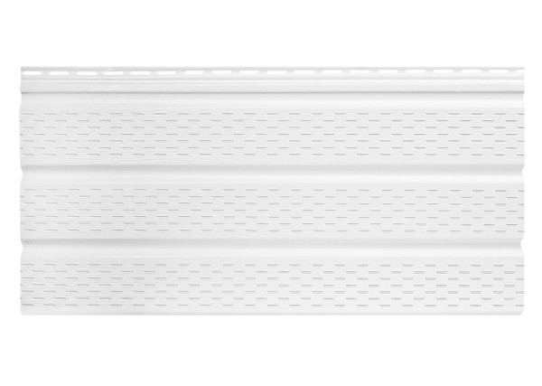 Софит к сайдингу ПЕРФОРИРОВАННЫЙ TECOS БЕЛЫЙ купить в Новотроицке