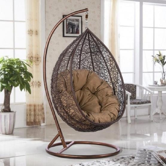 Кресло Подвесное из искусственного ротанга AFM-219A Brown купить в Новотроицке