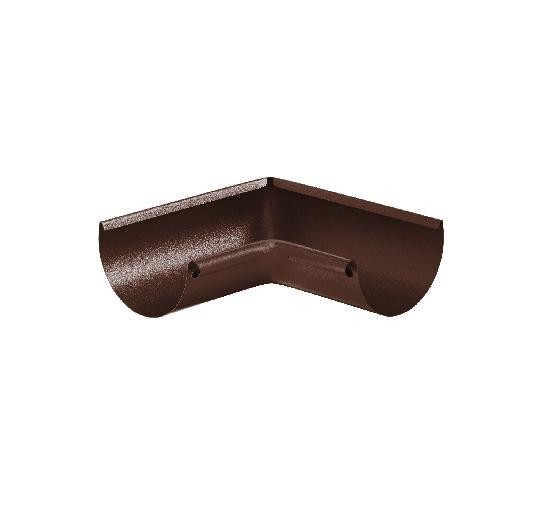 Водосток Aquasistem, Система 125x90 - Угол желоба, внутренний 90° RAL 8017 Коричневый matt купить в Новотроицке