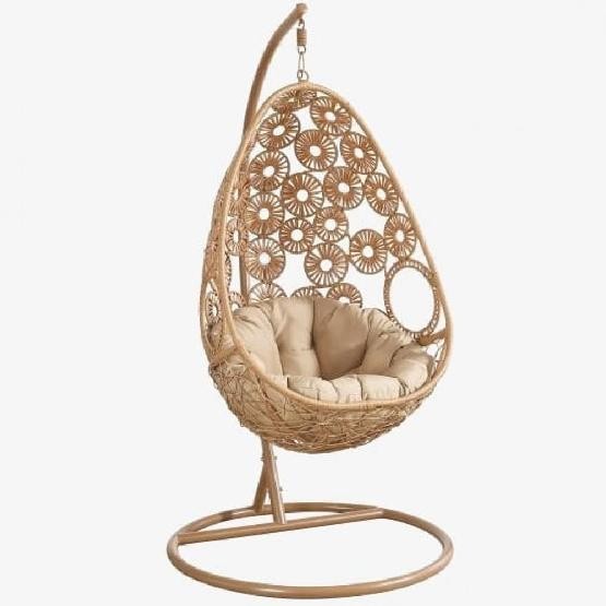 Кресло Подвесное из искусственного ротанга AFM-209A Beige купить в Новотроицке