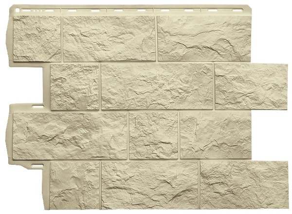 Фасадная панель Альта-Профиль Туф ЭКО Песчаный купить в Новотроицке