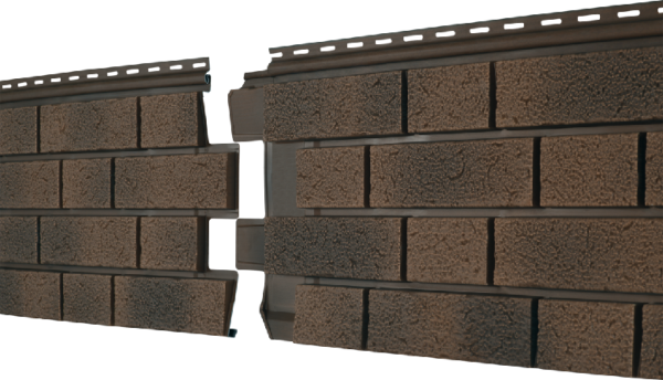 Фасадная панель Ю-пласт Стоун Хаус S-Lock Клинкер Балтик магма купить в Новотроицке