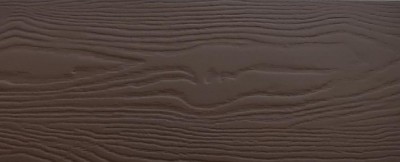 Фиброцементный сайдинг 190х3000х8мм Коричневая глина RAL 8028