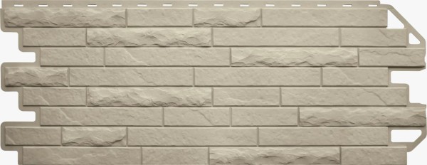 Фасадная панель Цокольный сайдинг Альта-профиль Кирпич-Антик ЭКО Кремовый купить в Новотроицке