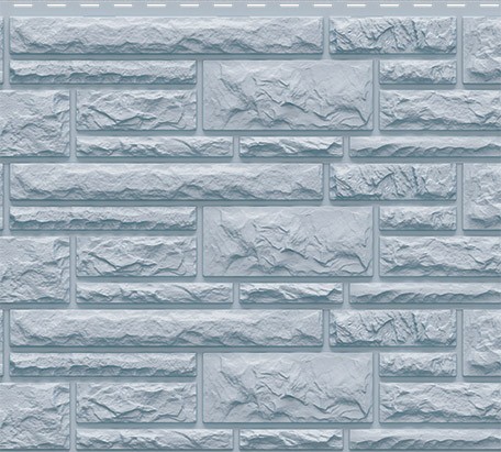 Фасадные панели «Доломит», Серо-голубой купить в Новотроицке