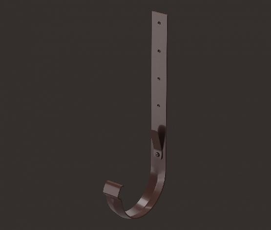 Металлический кронштейн желоба Docke Lux - Шоколад купить в Новотроицке