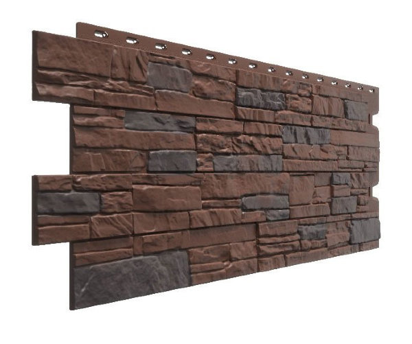 Фасадная панель Docke, Stein, Темный орех купить в Новотроицке
