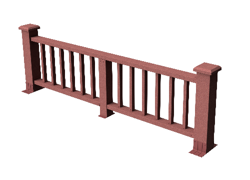 Ограждения декоративное ДПК GRINDERDECO Троя мербау купить в Новотроицке