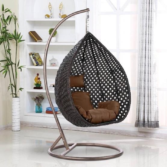 Кресло Подвесное из искусственного ротанга AFM-250B-L Brown купить в Новотроицке