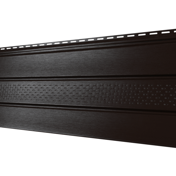 Софит Ю-Пласт PRO Классический перфорация по центру, коричневый купить в Новотроицке