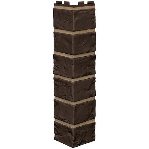 Угол наружный ТЕХНОНИКОЛЬ Оптима Кирпич Тёмно-коричневый купить в Новотроицке