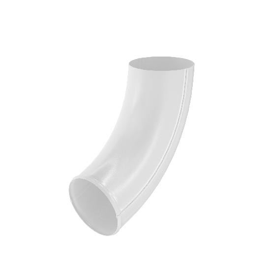 Водосток Aquasistem, система 125x90 - Отвод трубы RR 20 Белый купить в Новотроицке