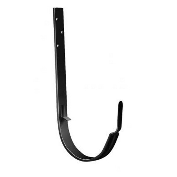 Водосток Grand Line 125x90 – Кронштейн длинный RAL 9005 купить в Новотроицке