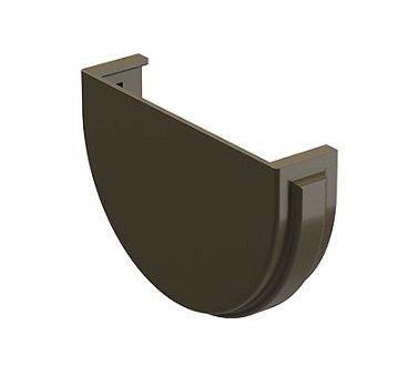 Заглушка желоба Docke Premium ПВХ - Каштан купить в Новотроицке