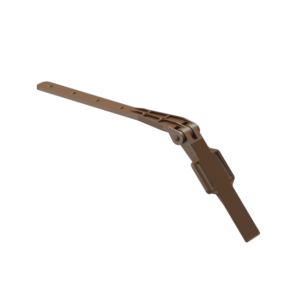 Крепление регулируемое для кронштейна желоба Docke Premium ПВХ - Каштан купить в Новотроицке