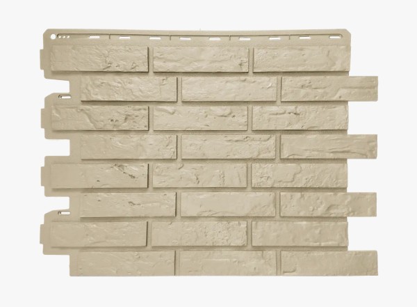 Фасадная панель Альта-Профиль Кирпич Рижский ЭКО Кремовый купить в Новотроицке