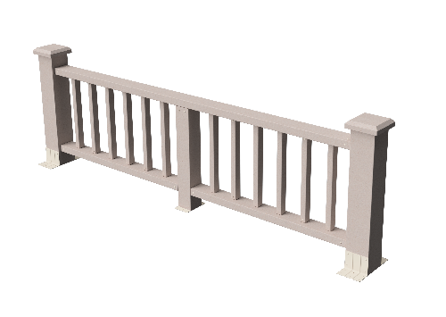 Ограждения декоративное ДПК GRINDERDECO Троя выбеленный дуб купить в Новотроицке