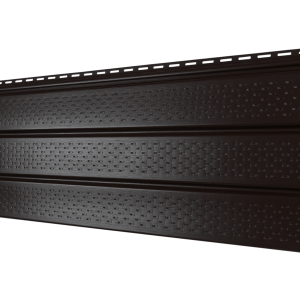 Софит Ю-Пласт PRO Классический с полной перфорацией, коричневый купить в Новотроицке