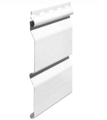 Виниловый сайдинг fineber (файнбер) - серия "стандарт", белый